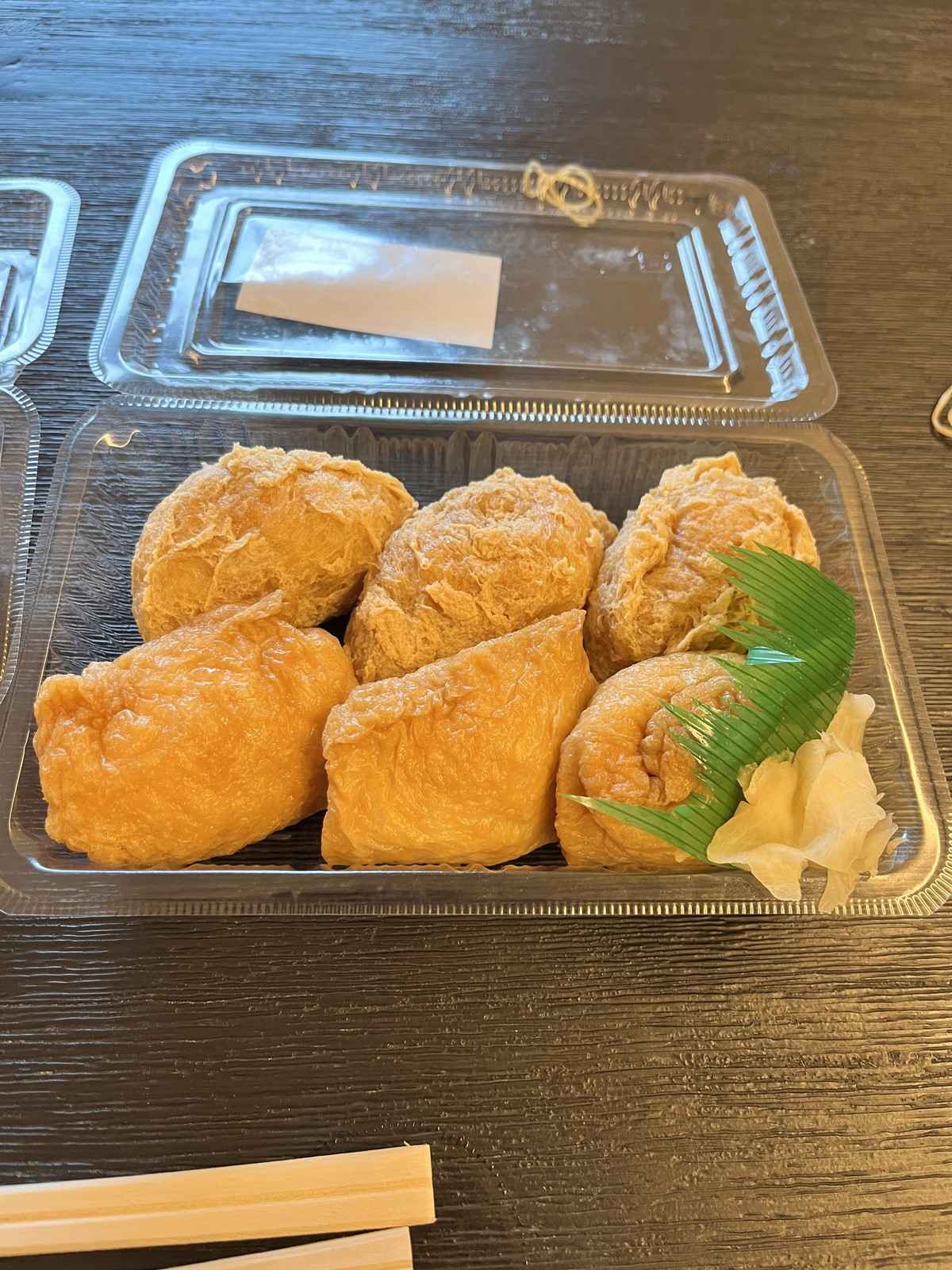 吉正のいなり寿司とから揚げ